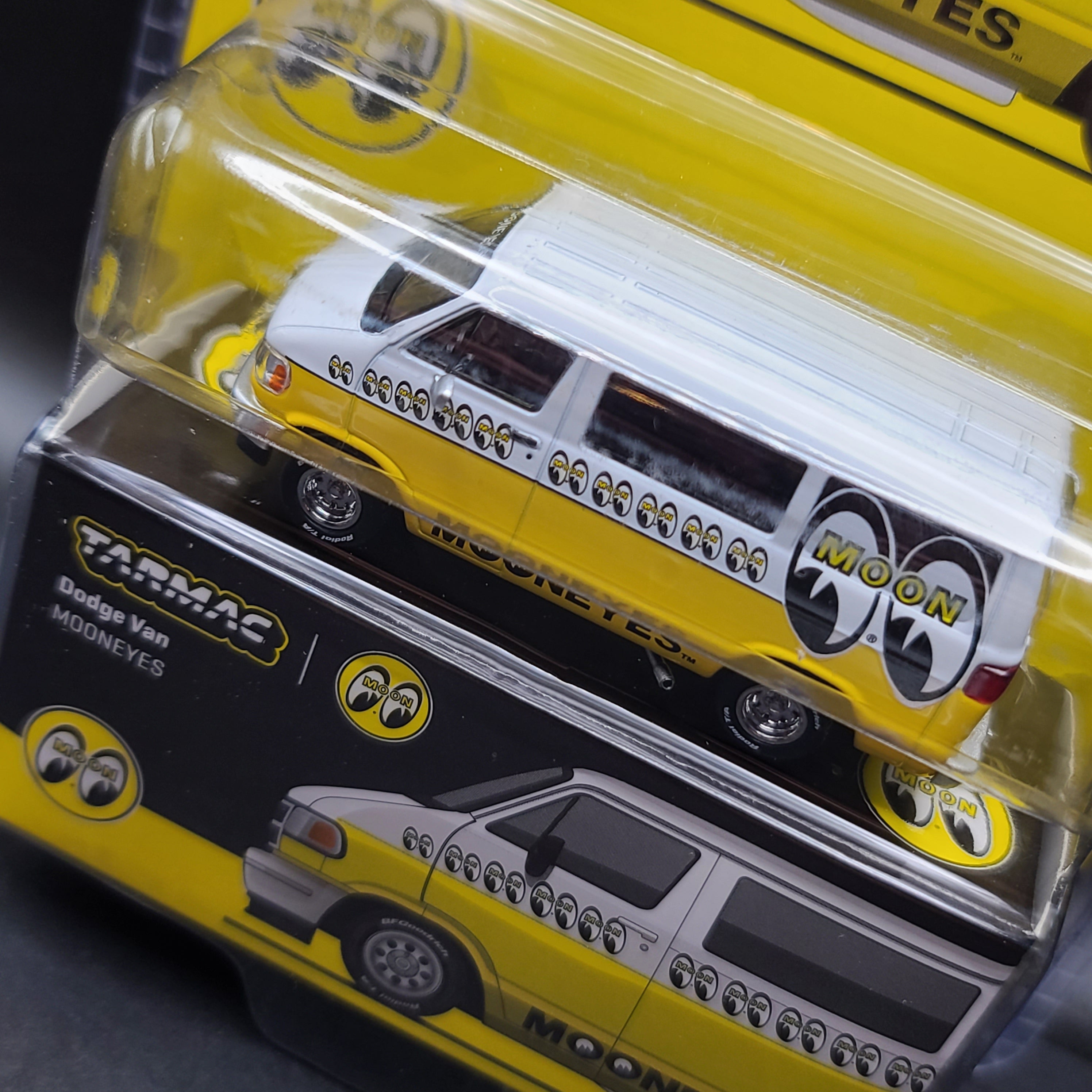 Tarmac Works Dodge Van - 1:64 scale, Moon Eyes (2024 Global64 - MiJo Exclusives)